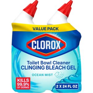 Toilet Bowl Cleaner Clinging Bleach Gel,